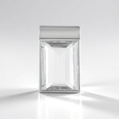 Ciondolo in argento con Quarzo Bianco (MONOSONO COLLECTION)