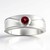Anello in argento con Tormalina Rosa Brasiliana (Pallanova)