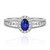 Bague en argent et Tanzanite