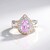 Anello in argento con Kunzite Brasiliana (Gems en Vogue)