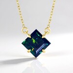 Collana in argento con Opale Mezezo
