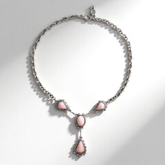 Collana in argento con Opale Rosa (Desert Chic)