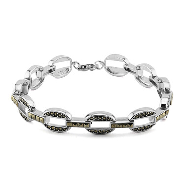 Markasit-Silberarmband