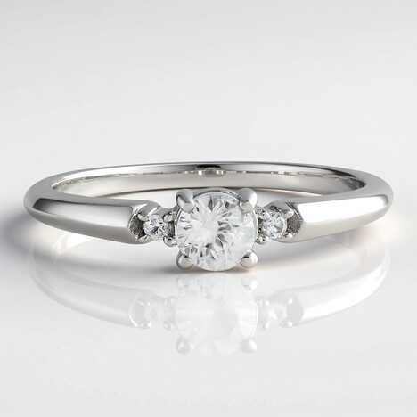 Anello in argento con Zircone