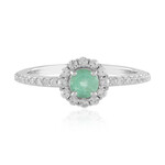 Kolumbianischer Smaragd-Silberring