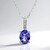Collana in oro con Tanzanite AAA