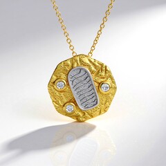 Collana in argento con Zircone