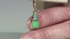 Boucles d'oreilles en argent et Chrysoprase (KM by Juwelo)
