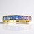 Anello in oro con Zaffiro Fancy (CIRARI)