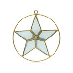 Accessorio in ottone con Conchiglia Capiz
