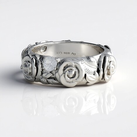 Anello in argento con Zircone (de Melo Essence)