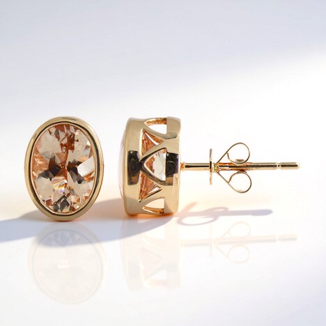 Orecchini in oro con Morganite AAA (CIRARI)