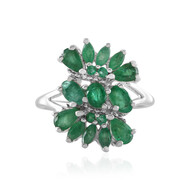Anello in argento con Smeraldo Zambia