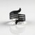 Anello in argento con Spinello Nero