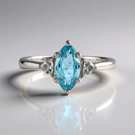 Bague en argent et Zircon de Ratanakiri