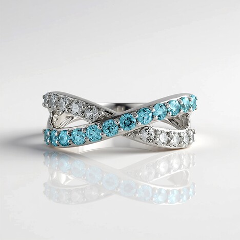Anello in argento con Zircone Ratanakiri