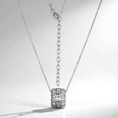 Collana in argento con Topazio Bianco (Adela Silber)