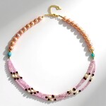 Collana in argento con Kunzite (Riya)