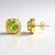 Orecchini in argento con Peridoto (de Melo Essence)