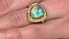 Anillo en plata con Turquesa mosaico