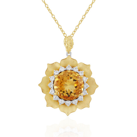 Collar en plata con Citrino (Gems en Vogue)