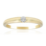 Gouden ring met een VVS2 (H) Diamant (de Melo Gold)