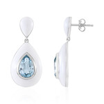 Orecchini in argento con Topazio Blu Cielo (Adela Silber)