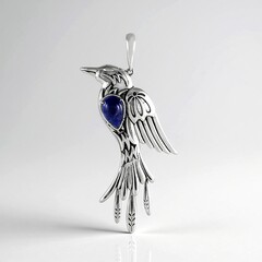 Ciondolo in argento con Sodalite