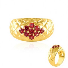 Anillo en plata con Rubí de Tanzania (de Melo Essence)