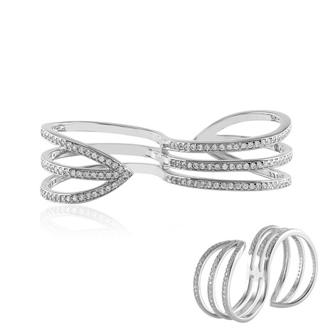 Anillo en plata con Zircón (de Melo Essence)