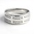 Anello in argento con Zaffiro Bianco