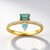 Anello in oro con Smeraldo Zambia AAA (CIRARI)