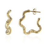 Boucles d'oreilles en argent (M de Luca)