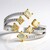 Gelber SI2 Brillant-Goldring (CIRARI)