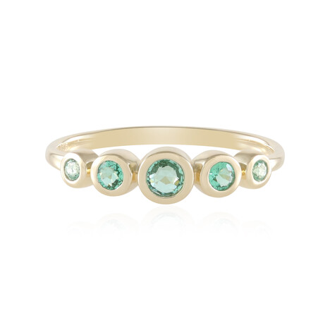 Bague en or et Emeraude de Russie (de Melo Gold)