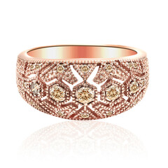 Anillo en oro con Diamante rosa de Francia de Argyle SI1