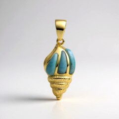 Ciondolo in argento con Larimar