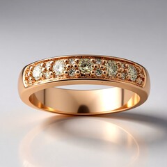 Anello in oro con Diamante Rose de France SI1 di Argyle (Annette)