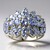 Anello in argento con Tanzanite