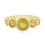 Anillo en plata con Zafiro amarillo de Madagascar (de Melo Essence)