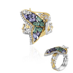 Anello in argento con Tanzanite (Gems en Vogue)