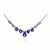 Blauer Ceylon-Saphir-Goldcollier (CIRARI)