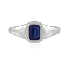 Anillo en plata con Cianita de Nepal