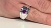Bague en argent et Grenat Roshoit (Pallanova)