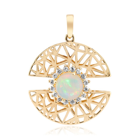 Colgante en oro con Ópalo Welo AAA (Ornaments by de Melo)
