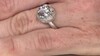 Anillo en plata con Topacio blanco
