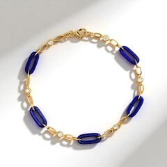 Bracciale in oro con Lapislazzuli (CIRARI)