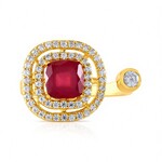 Anello in argento con Rubino del Madagascar (de Melo Essence)