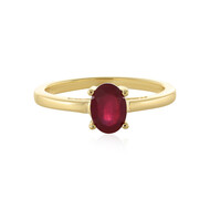 Anillo en plata con Rubí de Madagascar