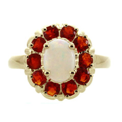 14K Australian Opal Gold Ring (CIRARI)